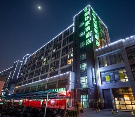 Greentree Inn Jiangsu Suzhou Suzhouleyuan Tianping College Business Hotel ภายนอก รูปภาพ