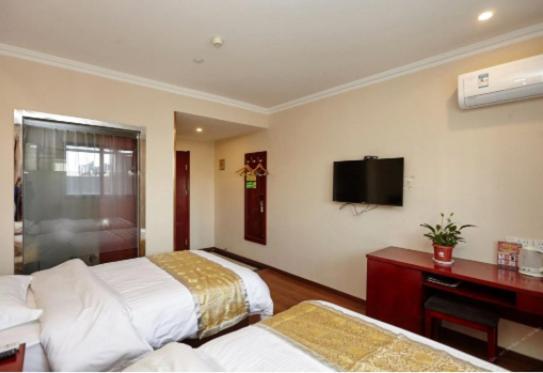 Greentree Inn Jiangsu Suzhou Suzhouleyuan Tianping College Business Hotel ภายนอก รูปภาพ